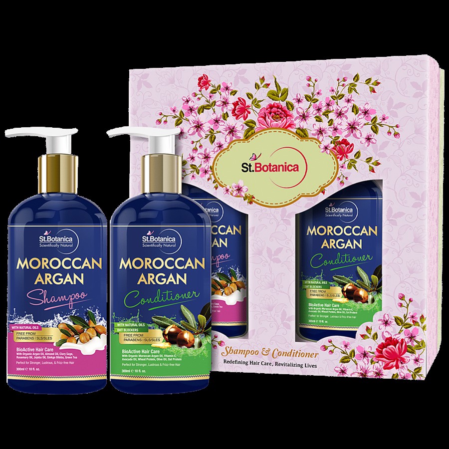 StBotanica Moroccan Argan Shampoo + Moroccan Argan Conditioner