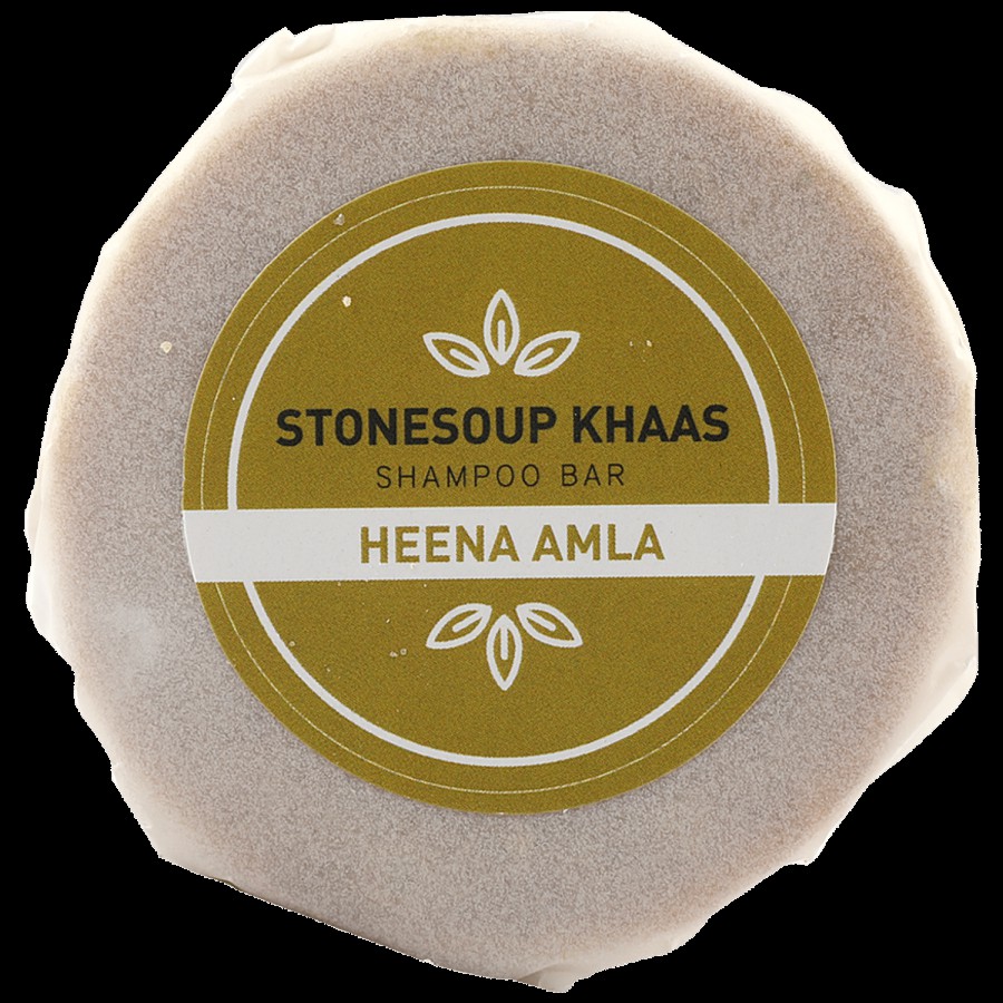 Stonesoup Khaas Shampoo Bar - Heena Amla