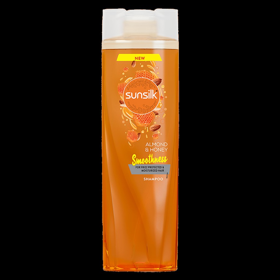 Sunsilk Almond & Honey Shampoo - For Frizz Protected & Moisturised Hair