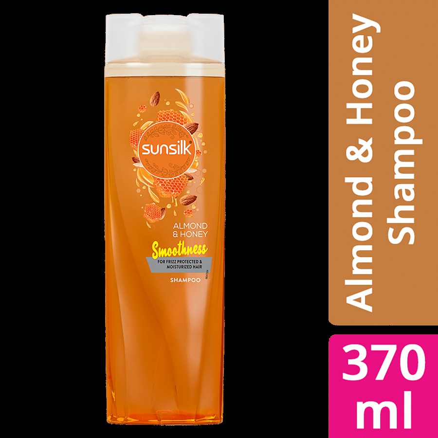 Sunsilk Almond & Honey Shampoo - For Frizz Protected & Moisturised Hair