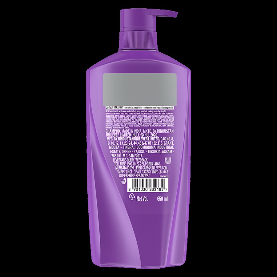 Sunsilk Perfect Straight Hair Shampoo - with Silk Protein