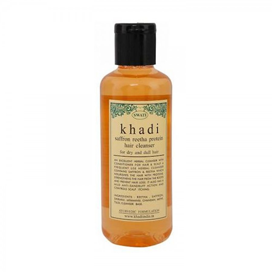 Swati Khadi Hair Cleanser - Saffron Reetha Protein