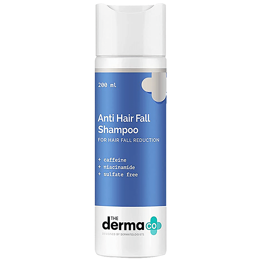 The Derma Co Anti-Hair Fall Shampoo - With Caffeine & Niacinamide