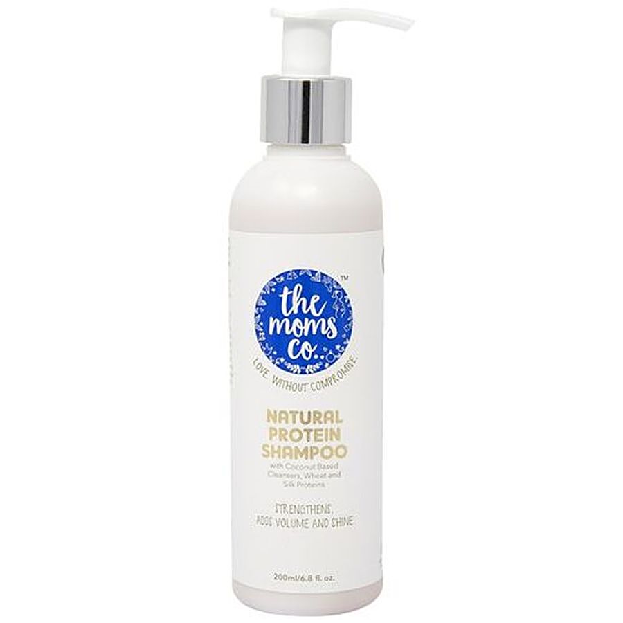 The Moms Co Natural Protein Shampoo - Wheat & Silk Protein