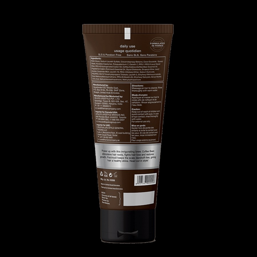 The Man Company Anti Dullness Shampoo With Coffee Bean & Patchouli