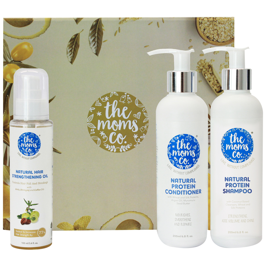 The Moms Co Anti-Hair Fall Complete Care Kit