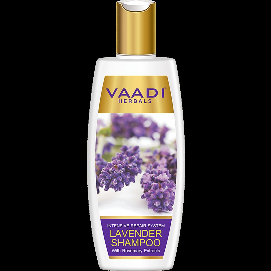 Vaadi Herbals Lavender Shampoo With Rosemary Extract - Intensive Repair System