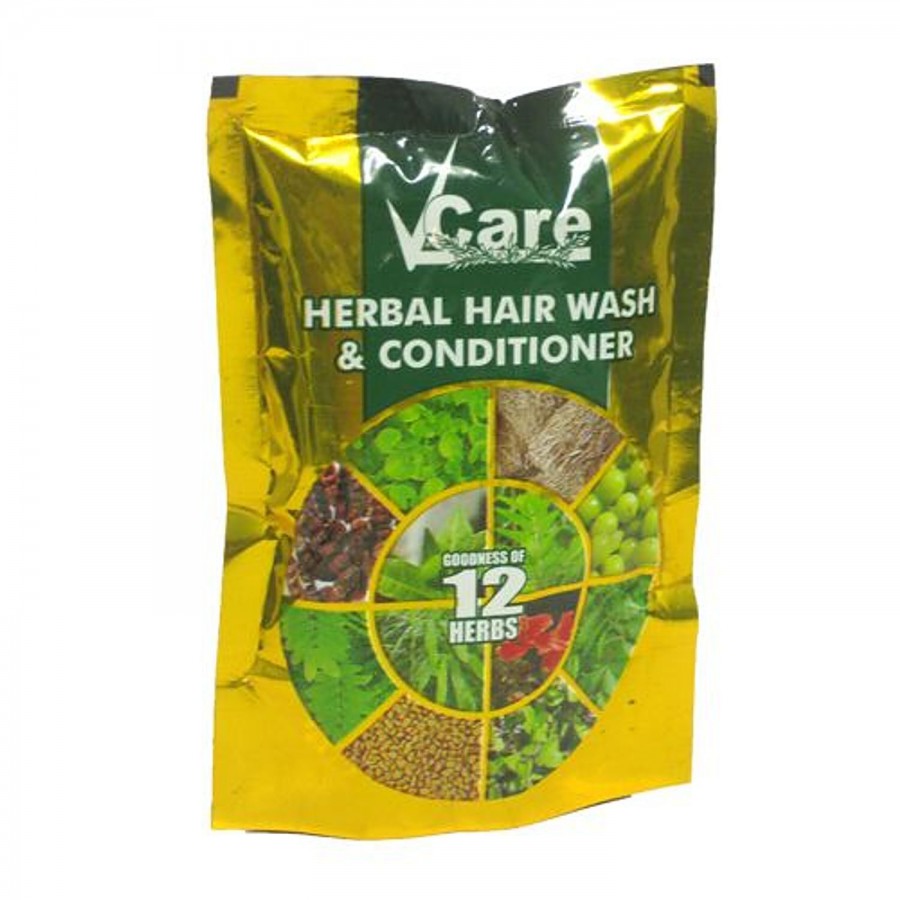 Vcare  Herbal Hair Wash & Conditioner - Goodness of 12 Herbs