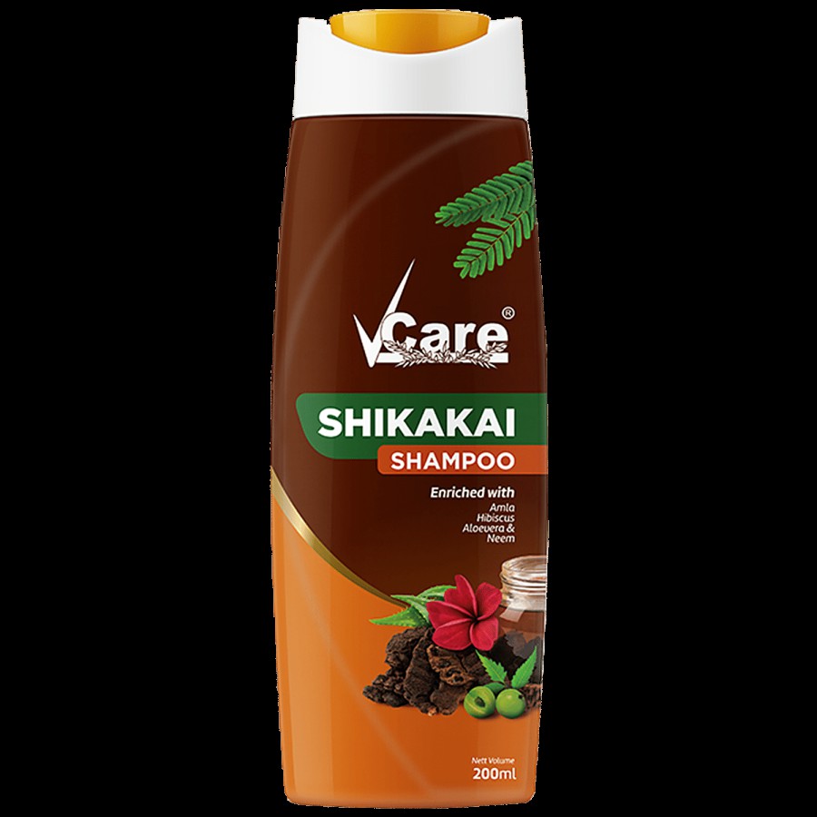 Vcare  Shikakai Shampoo With Amla