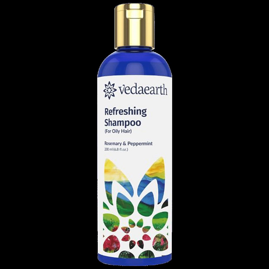 Vedaearth Refreshing Shampoo - For Oily Hair