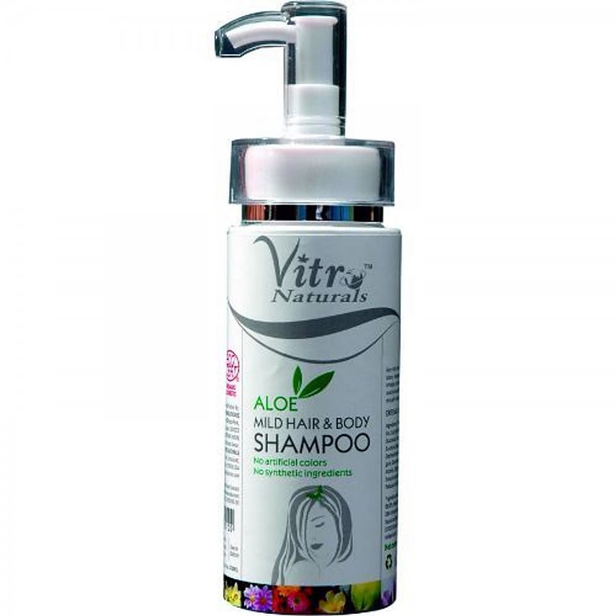 Vitro Naturals  Aloe Mild Hair & Body Shampoo