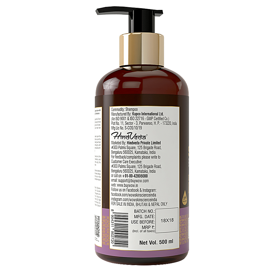 Wow Skin Science Hair Shampoo - Red Onion Extract & Black Seed Oil