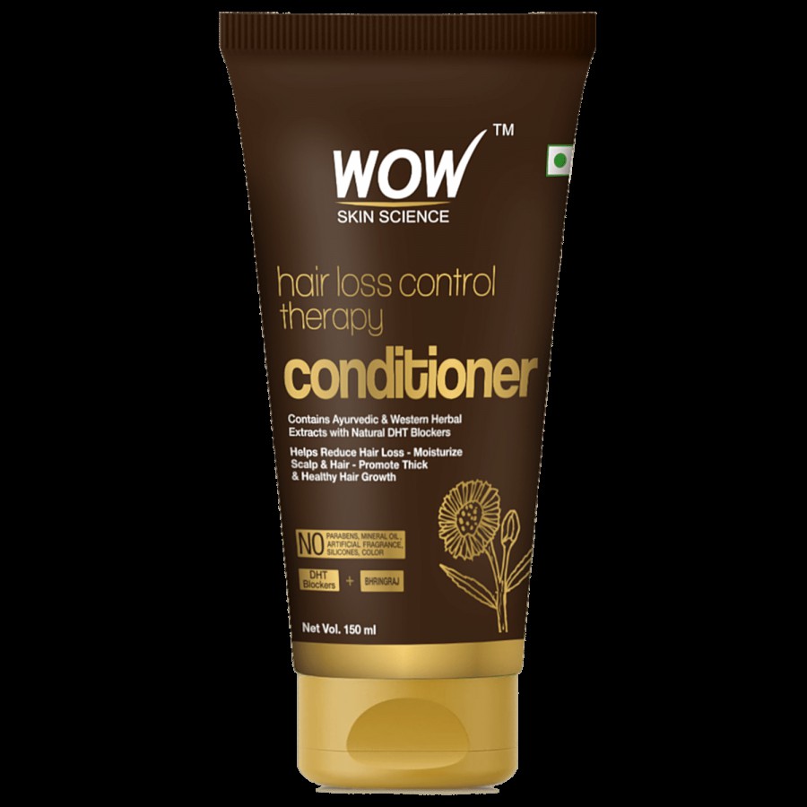 Wow Skin Science Hair Loss Control Therapy Hair Conditioner - DHT Blockers + Bhringraj