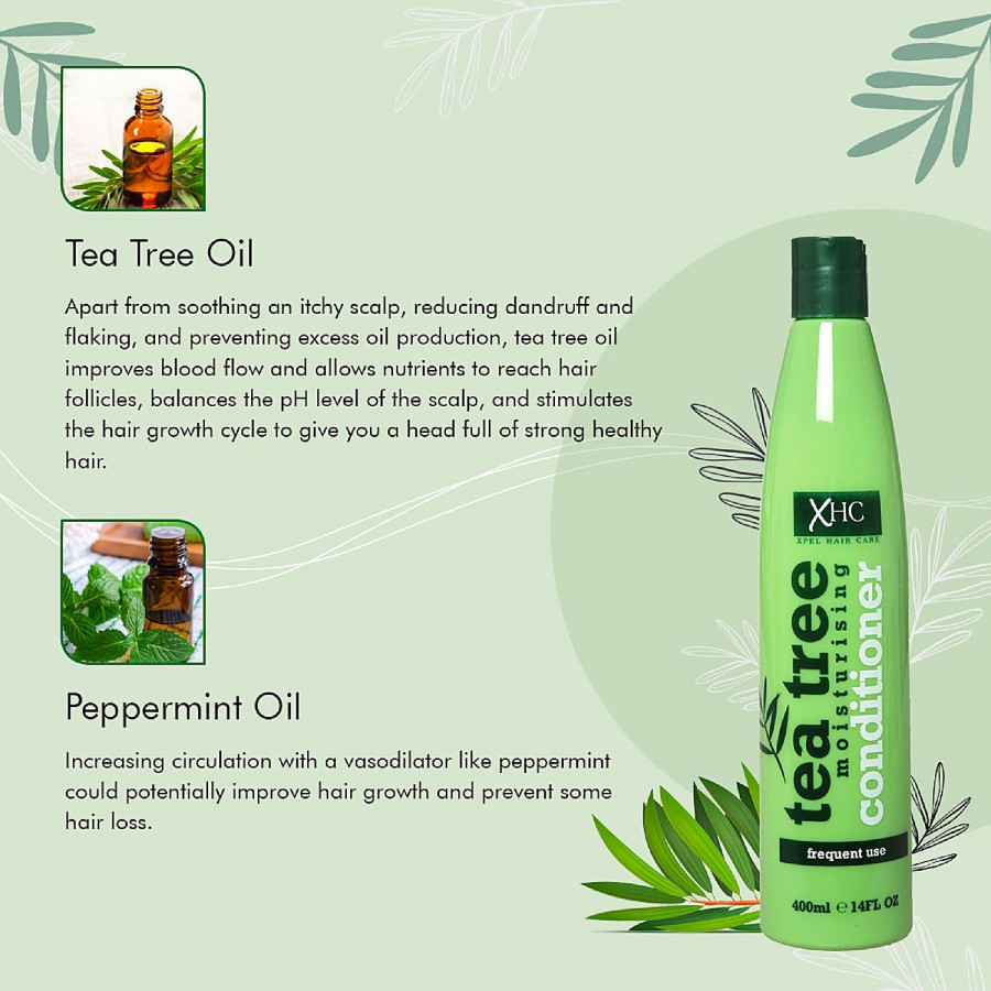 Xpel Marketing  Tea Tree Moisturising Conditioner - With Peppermint Oil