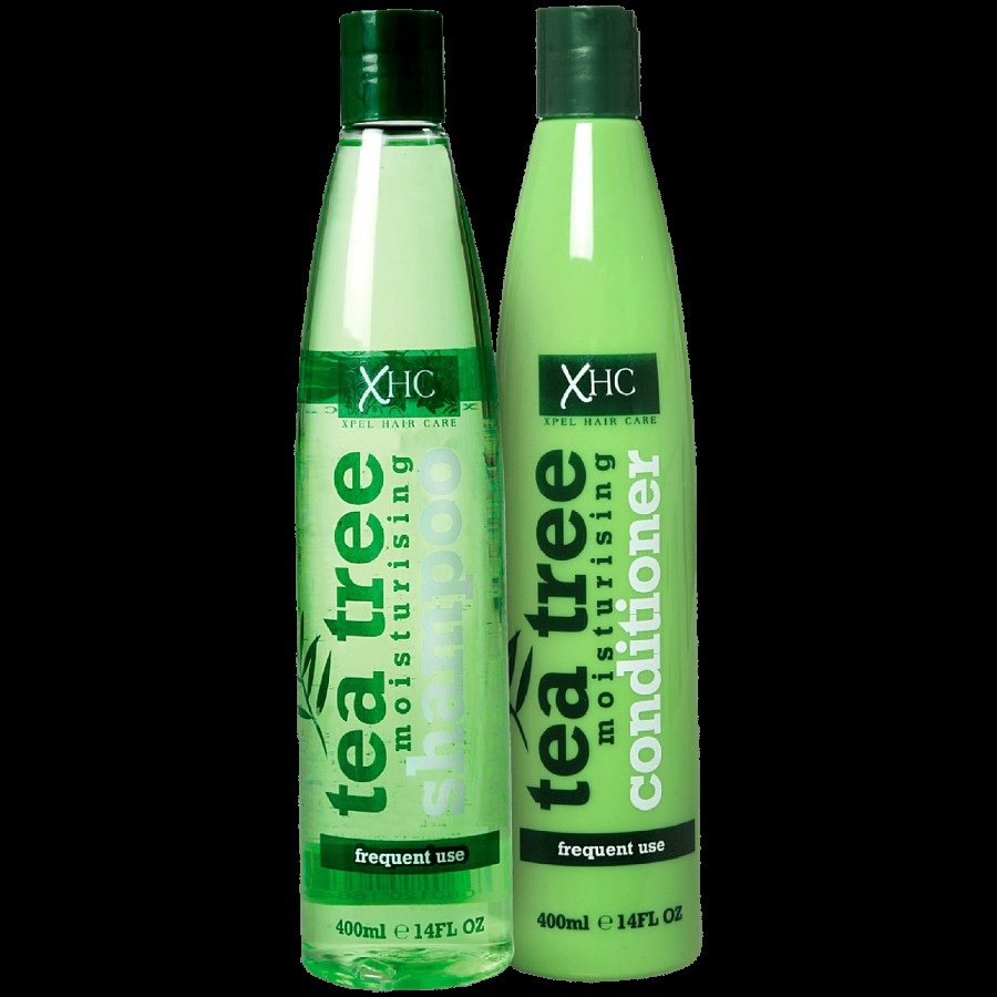 Xpel Marketing  Tea Tree Moisturising Shampoo & Conditioner - With Peppermint Oil