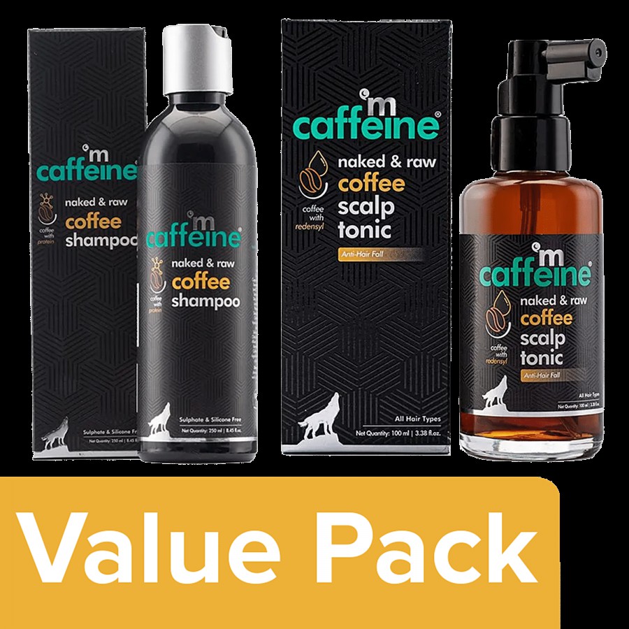 mCaffeine Coffee Hair Boost & Hair Fall Control Kit