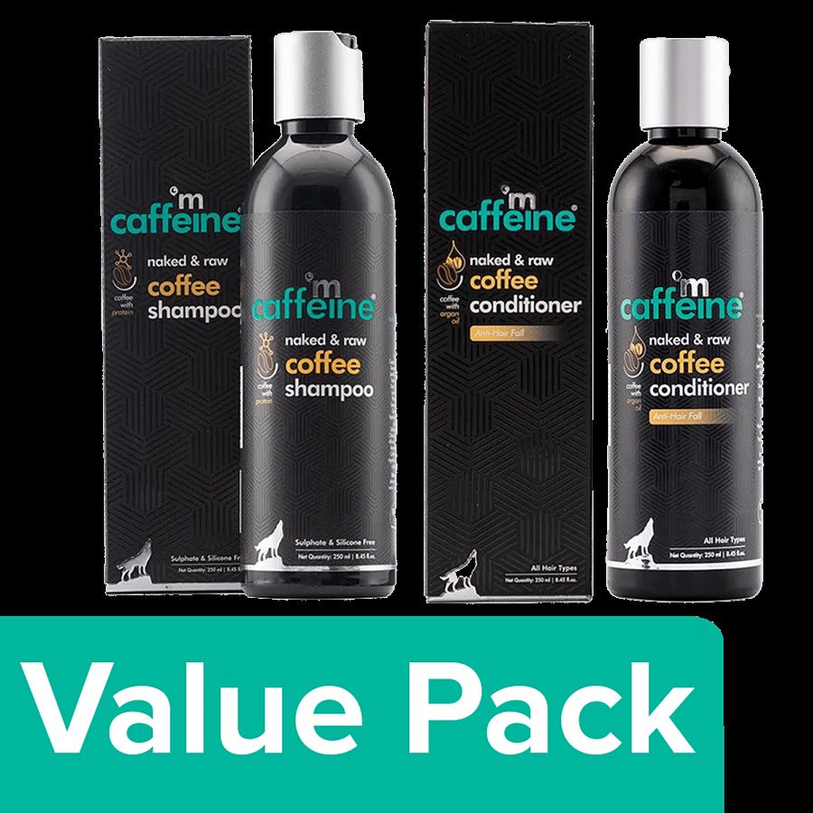 mCaffeine Coffee Shampoo & Conditioner Duo - Hair Fall Control