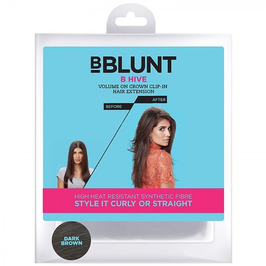 Bblunt B Hive Volume On Crown Clip-In Hair Extension - Dark Brown