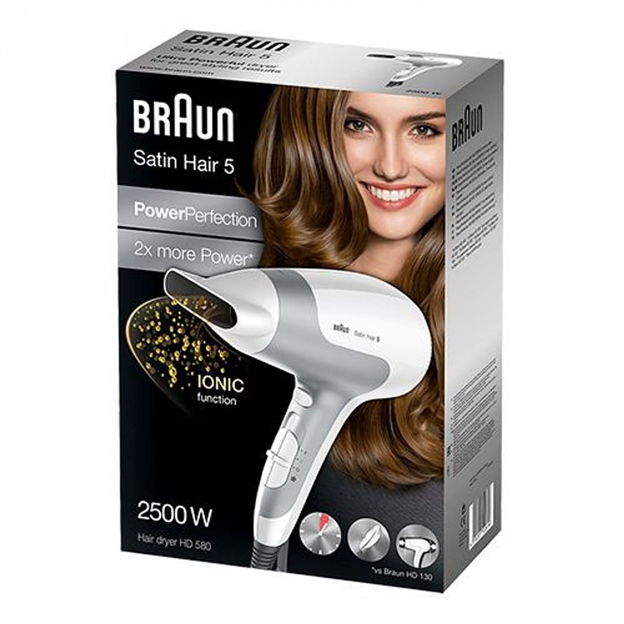 Braun Satin Hair 5 Power Perfection Hair Dryer HD580