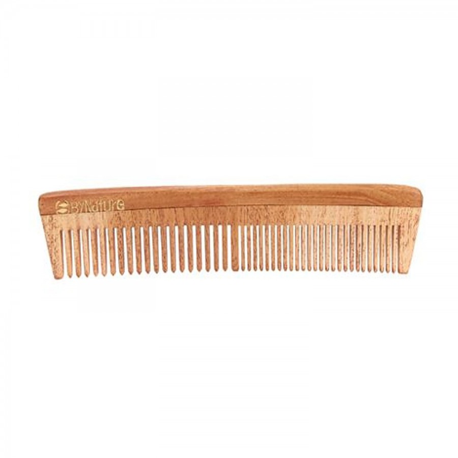 By Nature Neem Wood Multi Purpore Comb