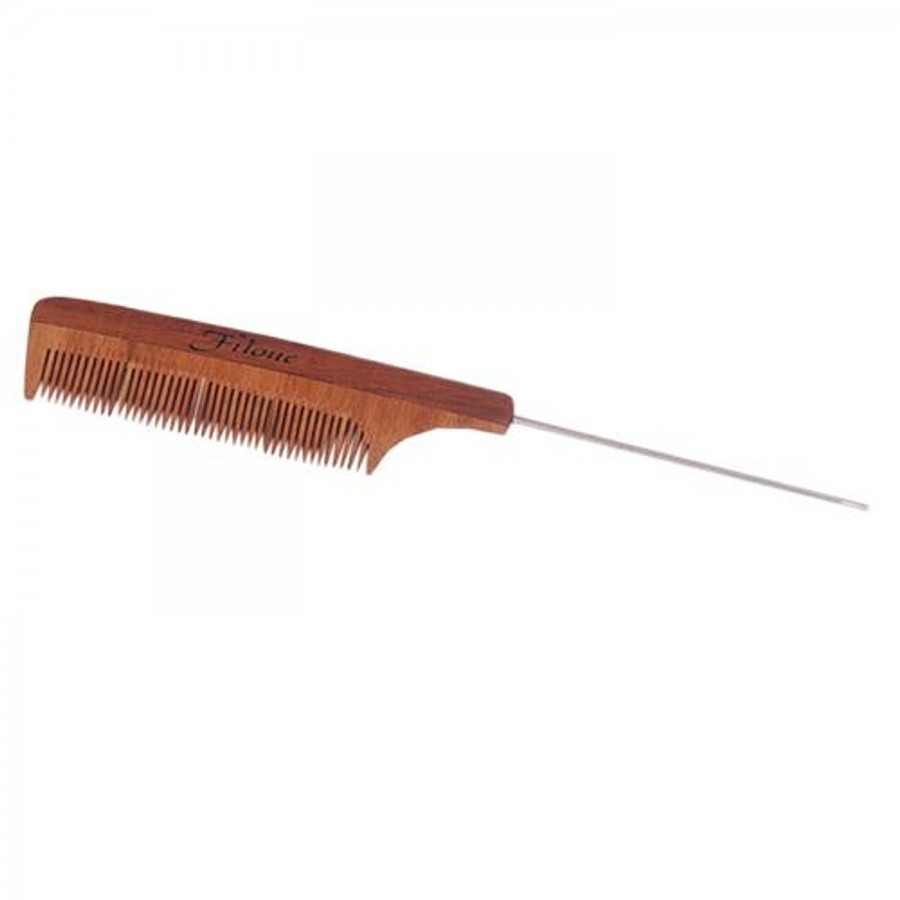 Filone Wooden Pin Tail Comb - W12