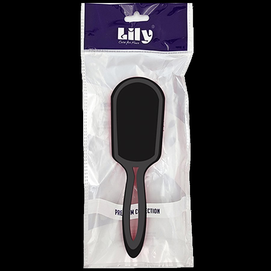 LILY Detangling Oval Hair Brush With Soft Bristle