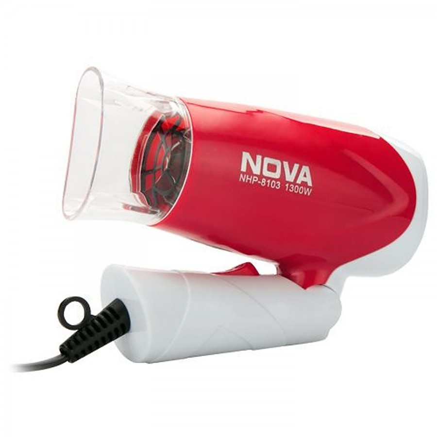 Nova NHP 8103 Silky Shine Hot & Cold Foldable Hair Dryer - 1300 Watt