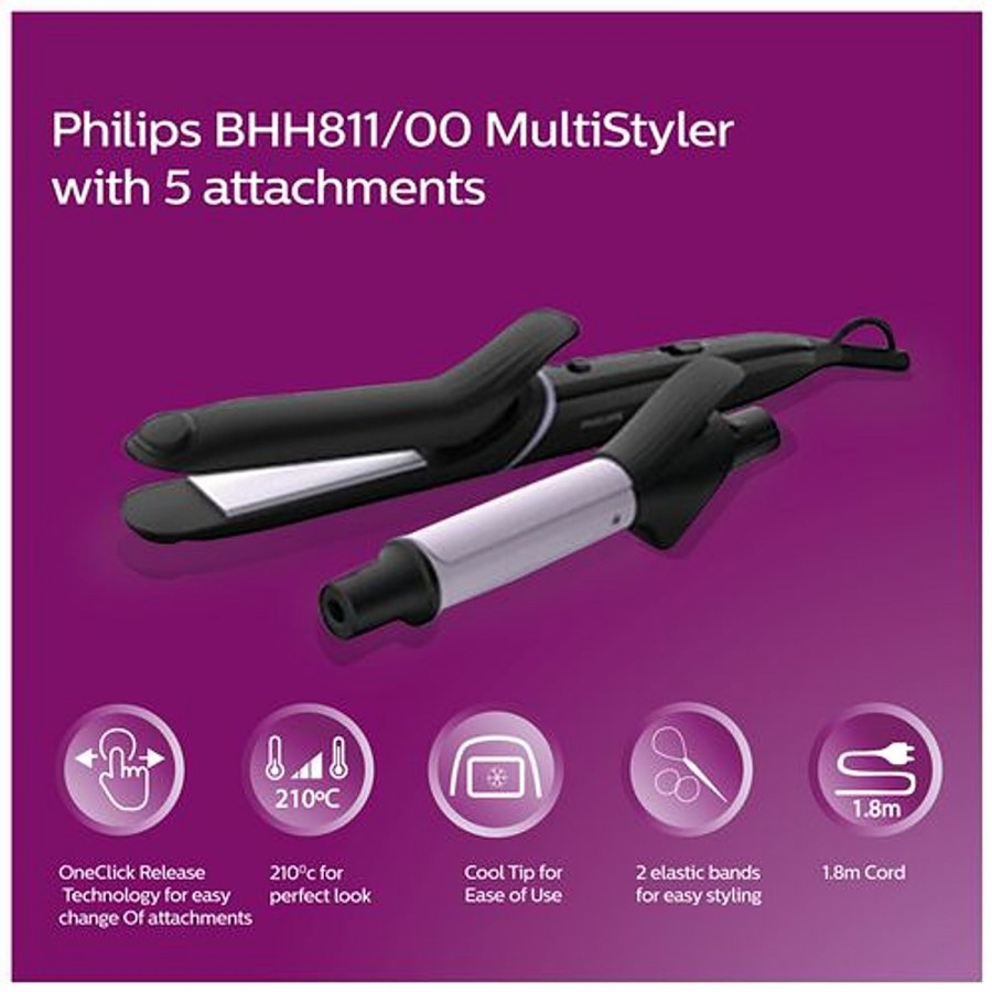 Philips BHH811/00 Hair Multi-Styler Kit - Combo Pack