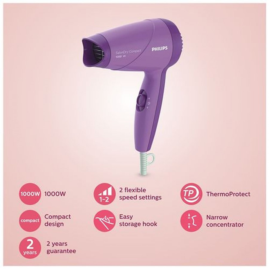 Philips HP8100/46 Hair Dryer - Purple