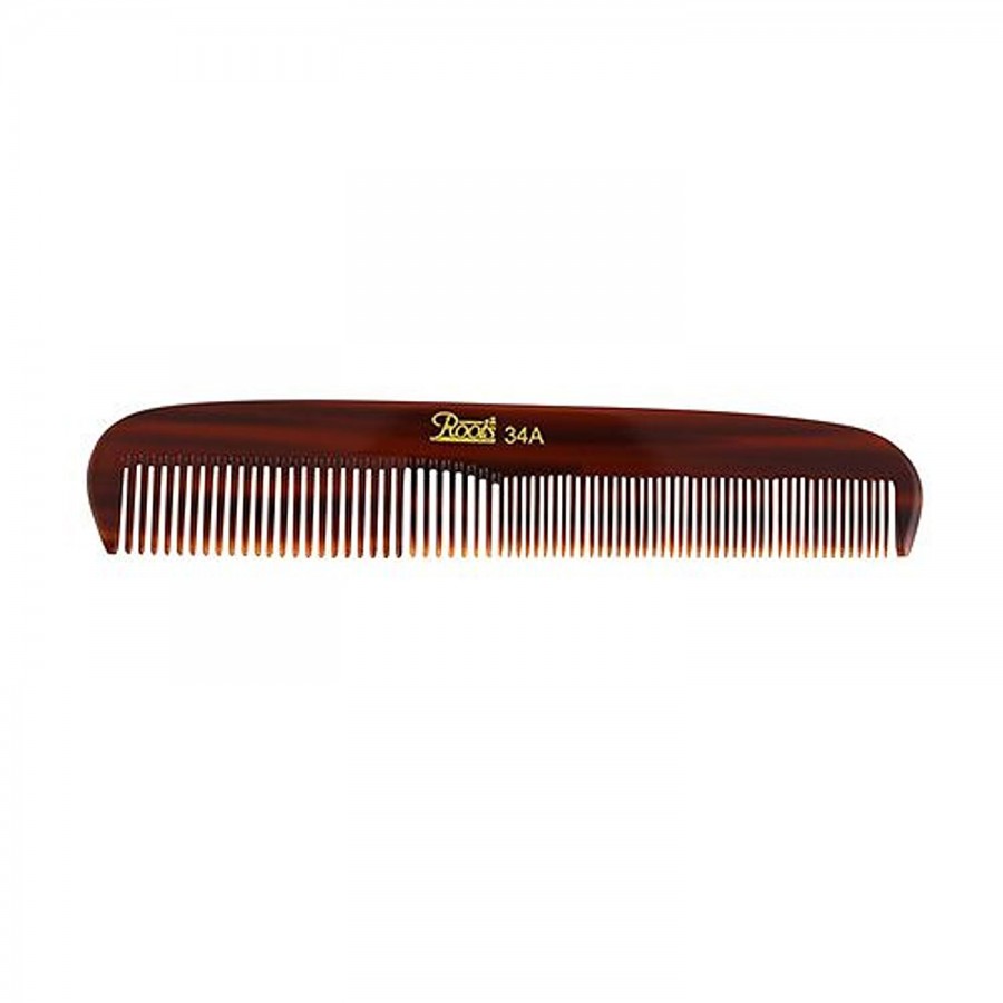 Roots Brown Dressing Comb For Medium Length Fine Straight Hair - 34A