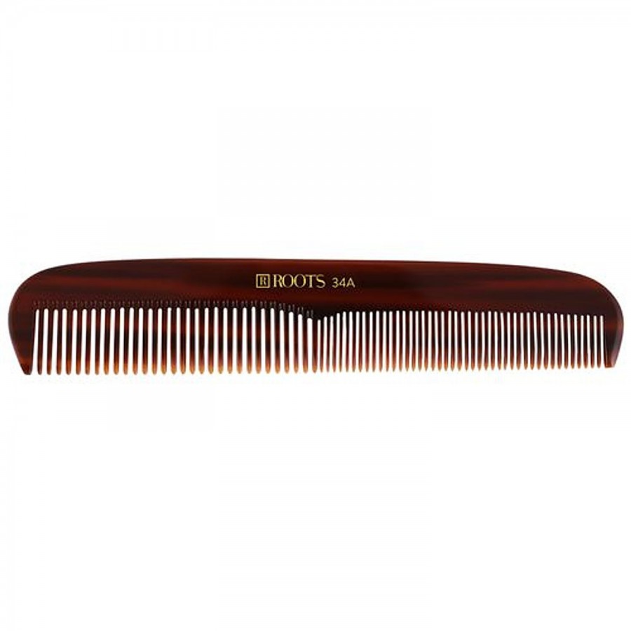 Roots Brown Dressing Comb For Medium Length Fine Straight Hair - 34A