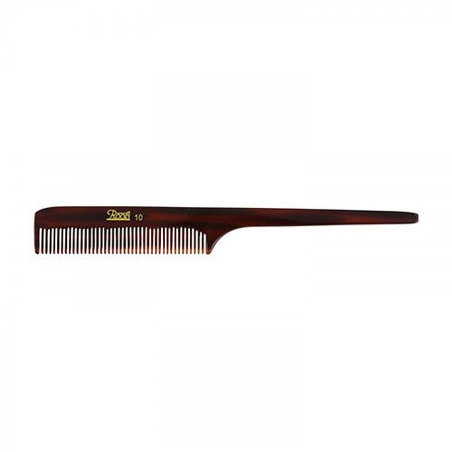 Roots Brown Fine Teeth Styling Tail Comb - 10