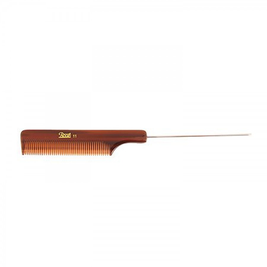 Roots Brown Fine Teeth Wired Sectioning/Styling Comb - 11