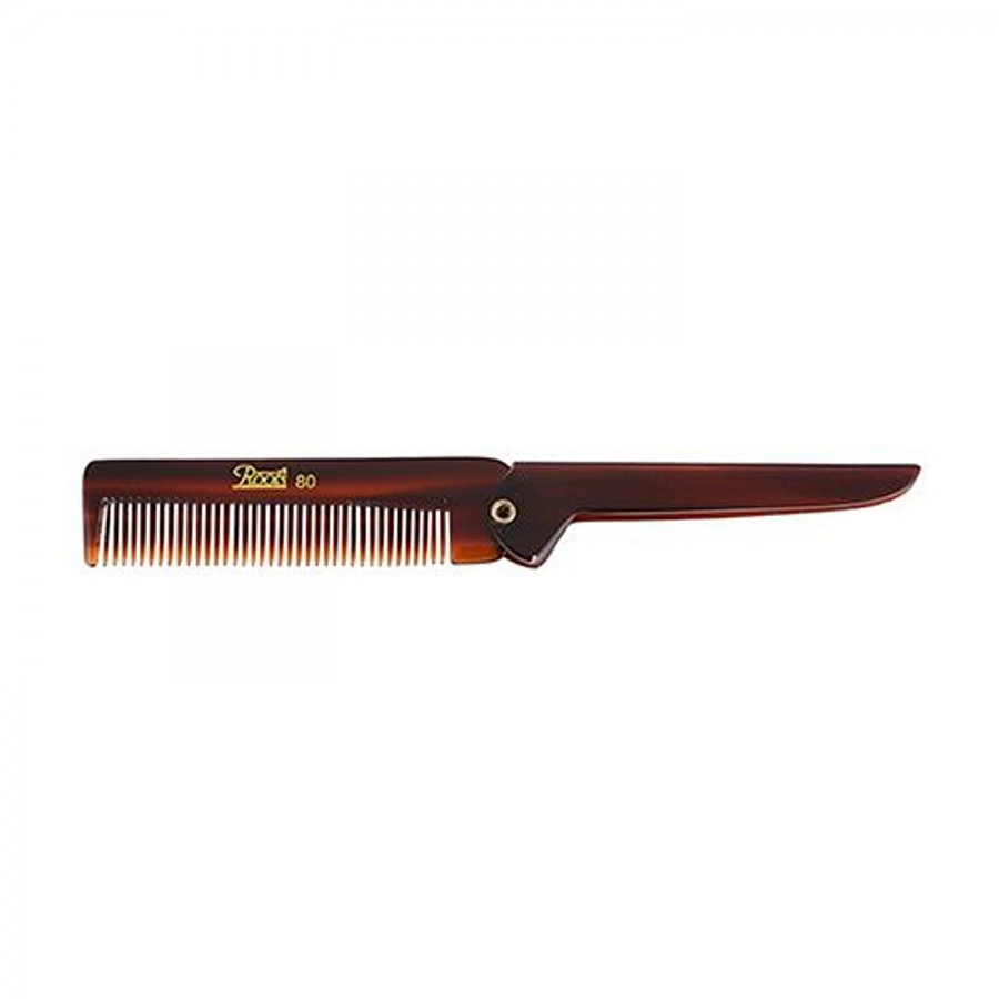 Roots Brown Folding Pocket Comb - 80