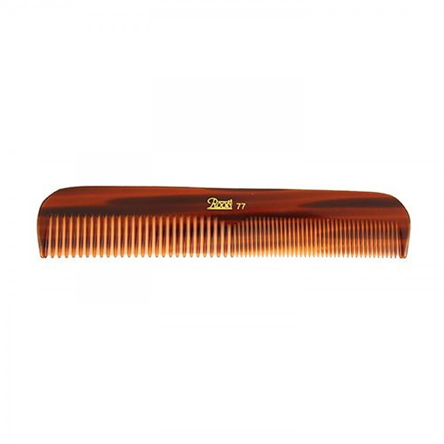 Roots Brown Grooming Comb With Wide and Fine Teeth - 77