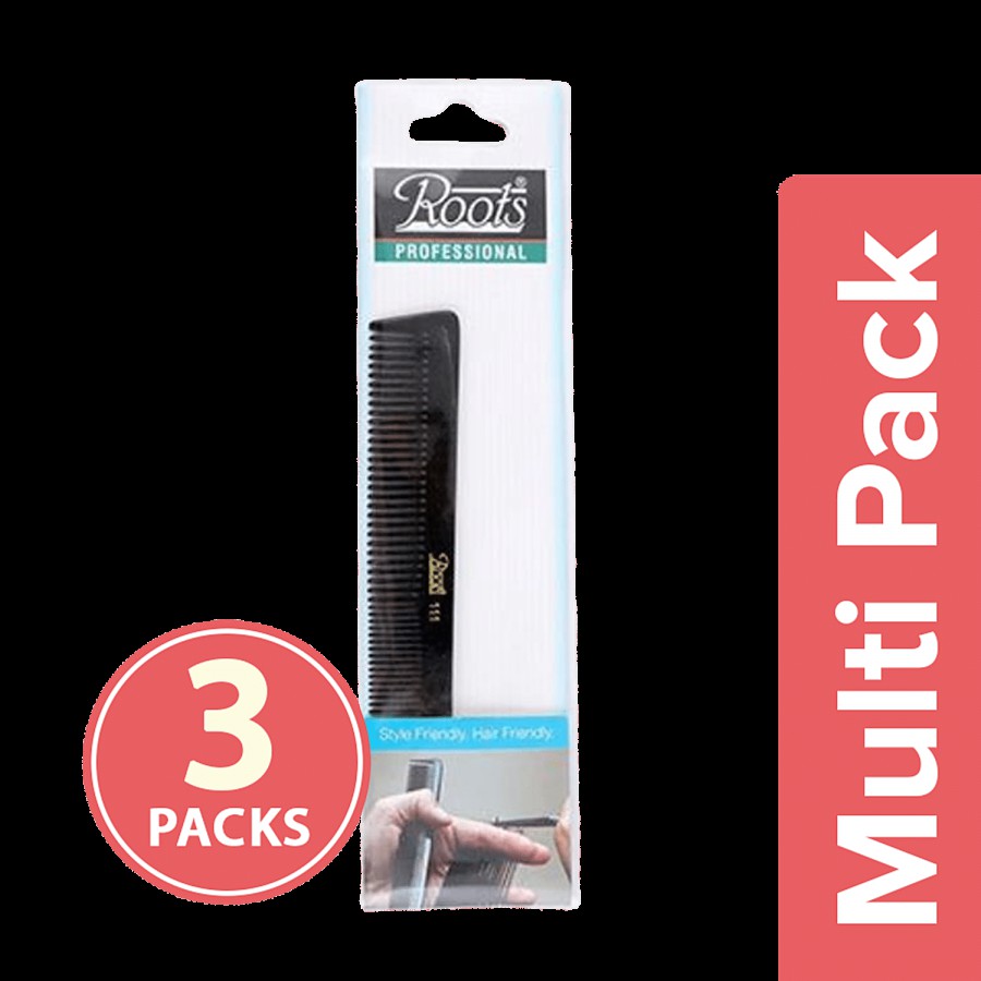 Roots Professional Cutting Combs - Black 111