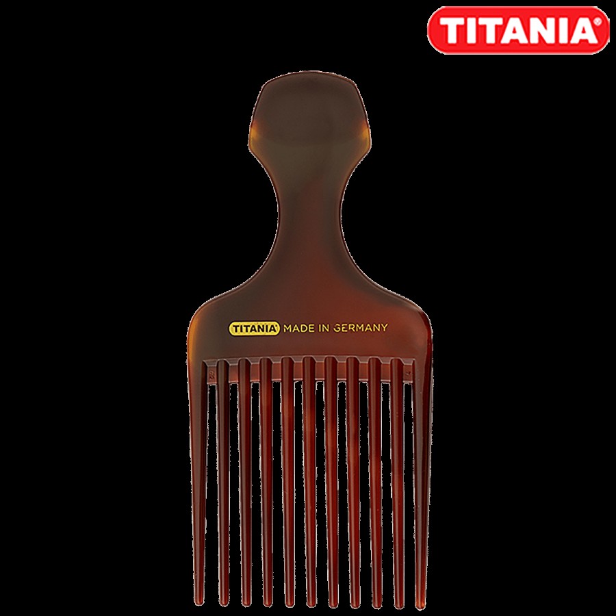 Titania Afro Hair Comb - With Wide Teeth