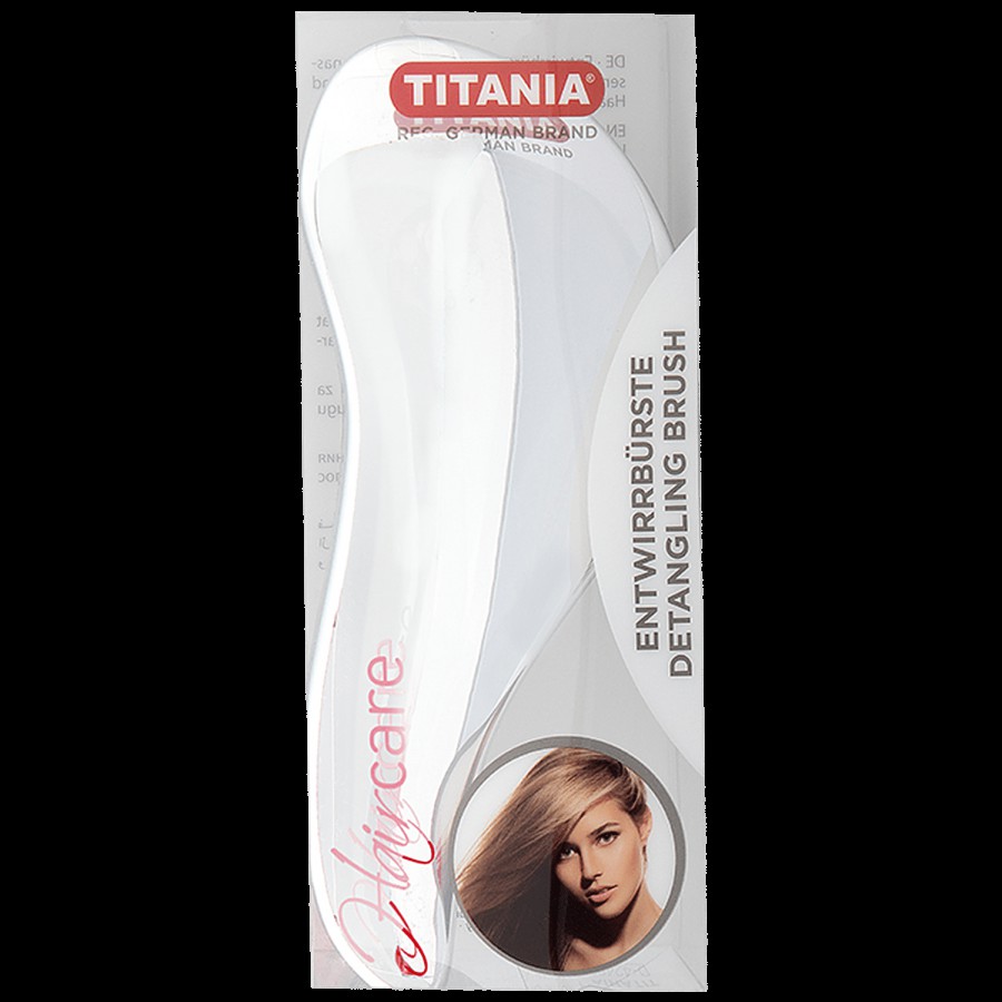 Titania Hair Detangling Brush - High Gloss Finish