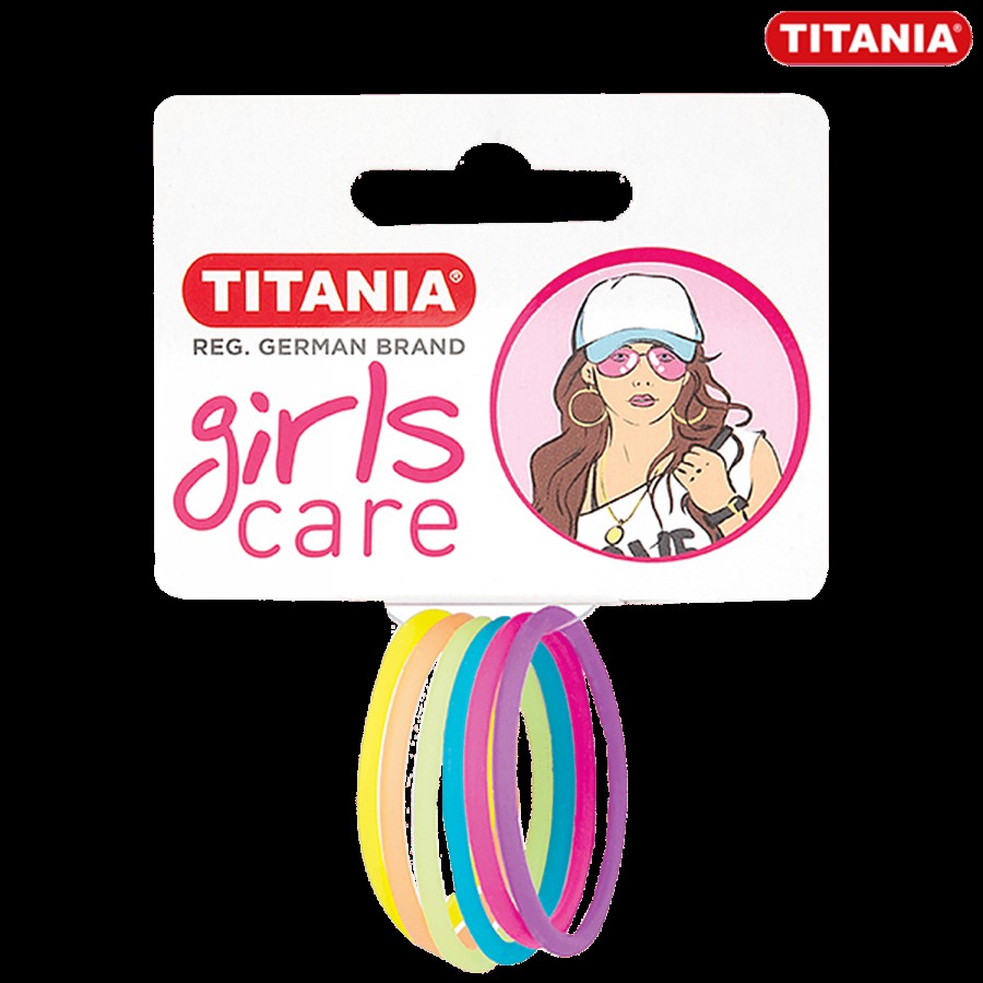 Titania Hair/Rubber/Tie/Elastic/Pony Bands - Easy To Use