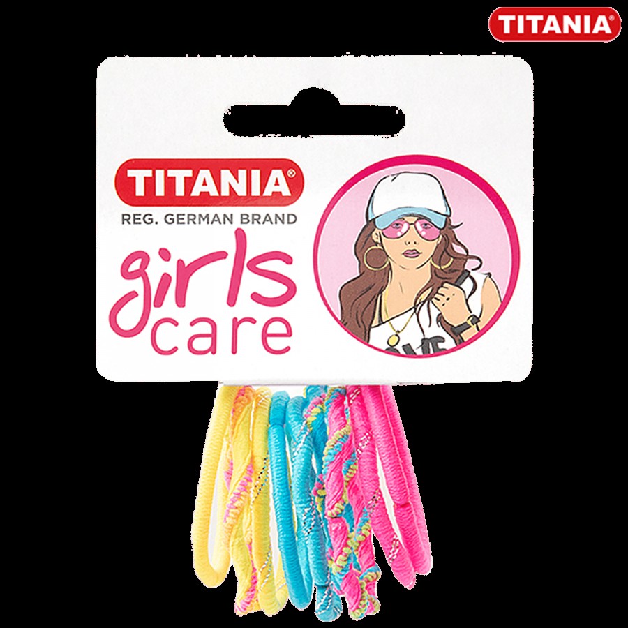 Titania Hair/Rubber/Tie/Elastic/Pony Bands - Easy To Use