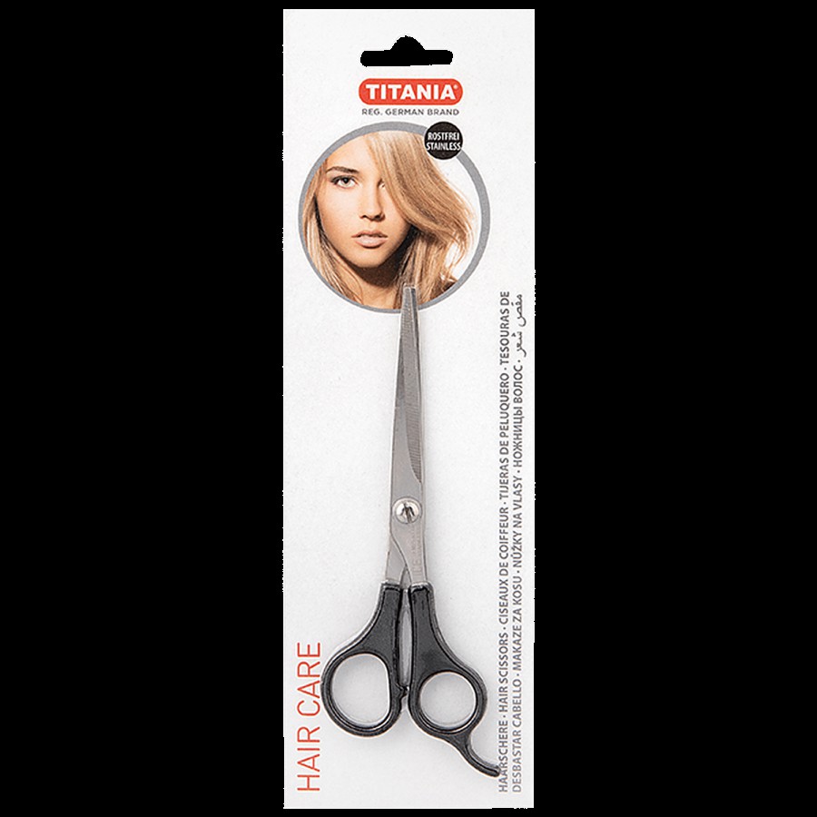 Titania Hair Scissors With Plastic Handle - Ice Tempered