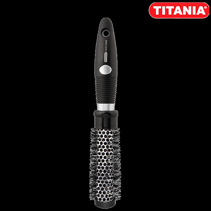 Titania Hair Styling Brush - With Rubber Handle