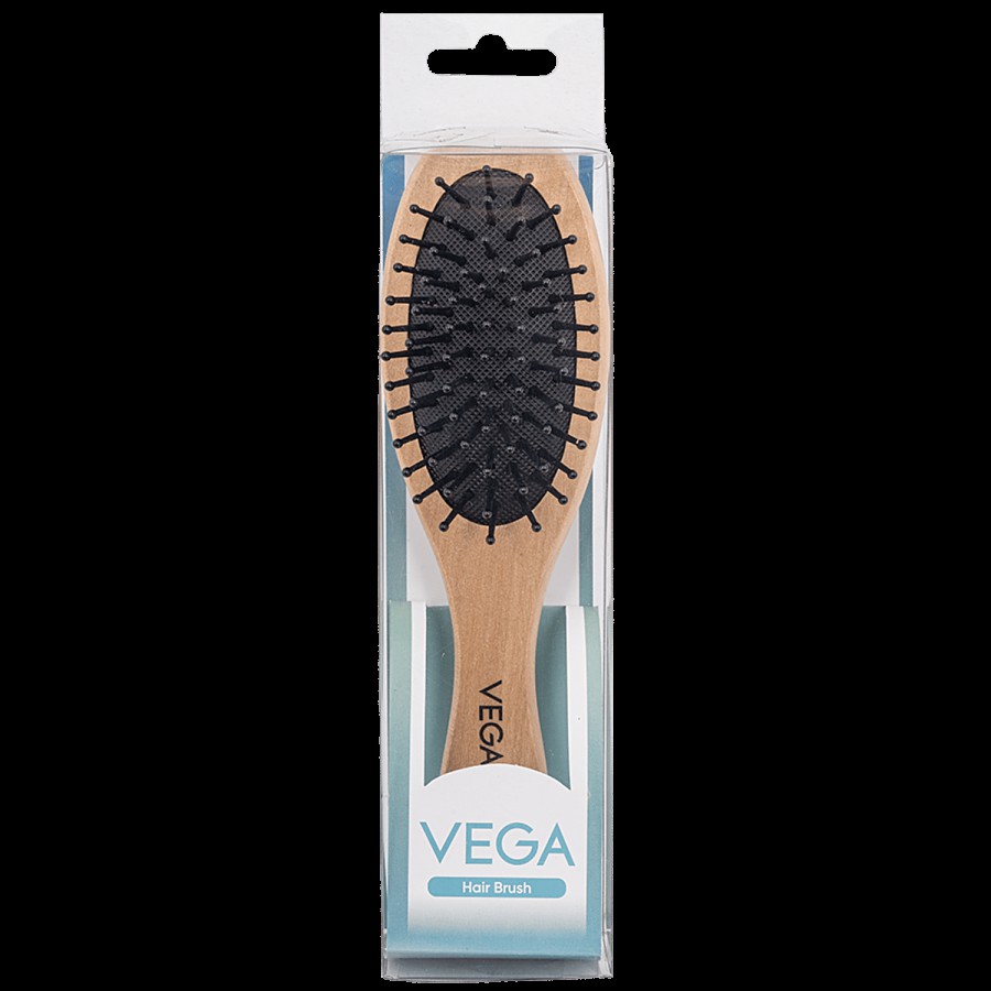 Vega E2-BB Small Wooden Cushioned Brush