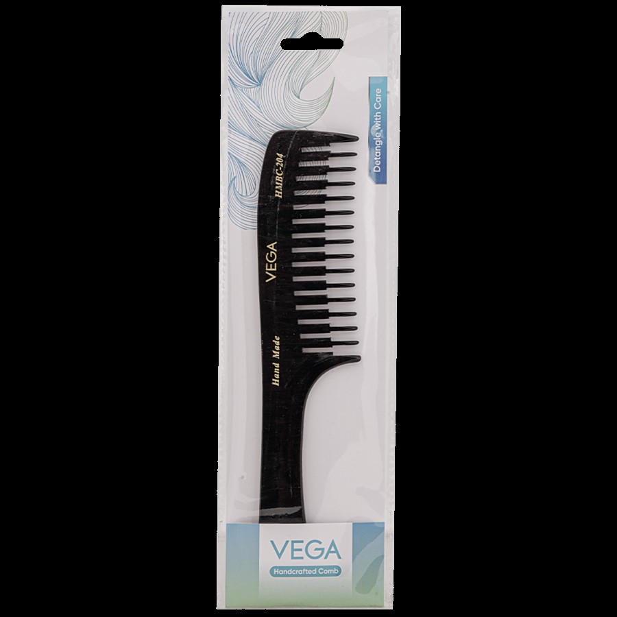 Vega HMBC-204 Step Grooming Comb - Black / Colour May Vary