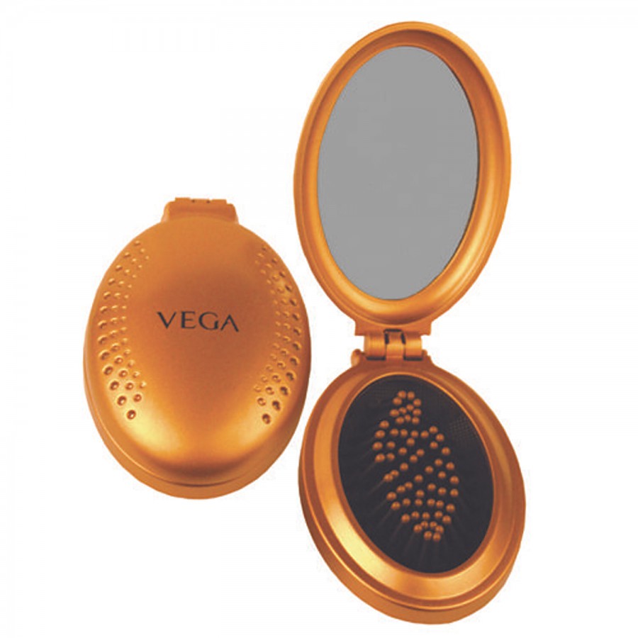 Vega Oval Brush With Mirror - R3-FM