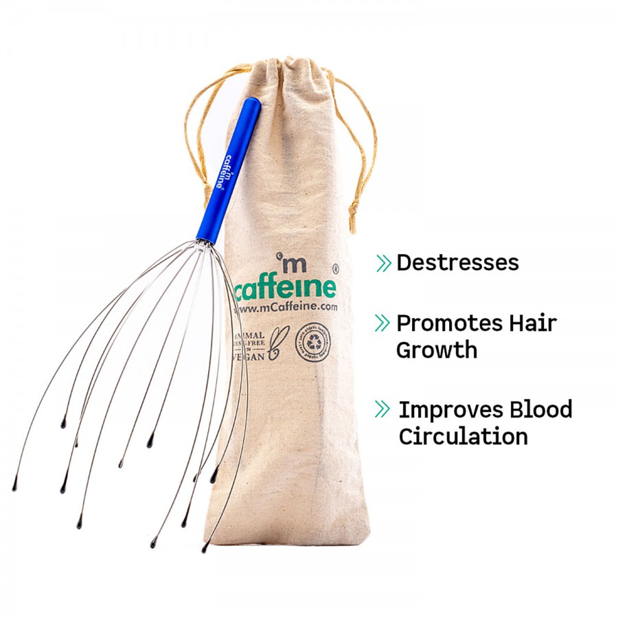 mCaffeine De-Stress Scalp Massager - Improves Blood Circulation