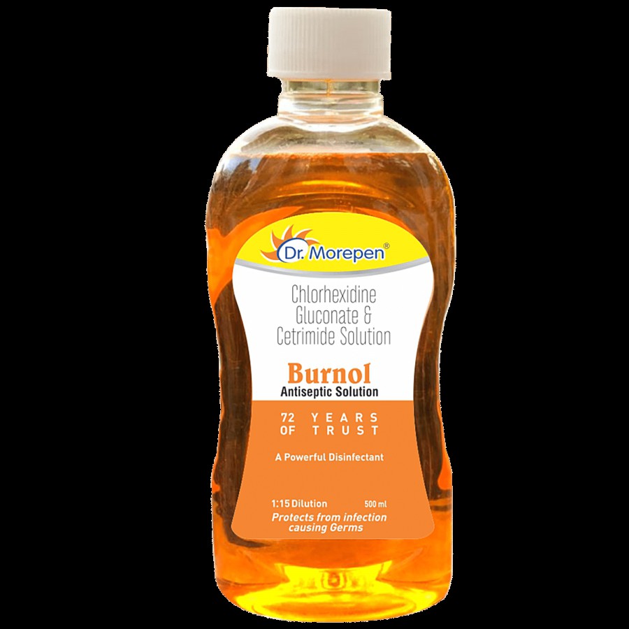 Dr. Morepen Burnol Antiseptic Solution - Multipurpose Disinfectant Liquid