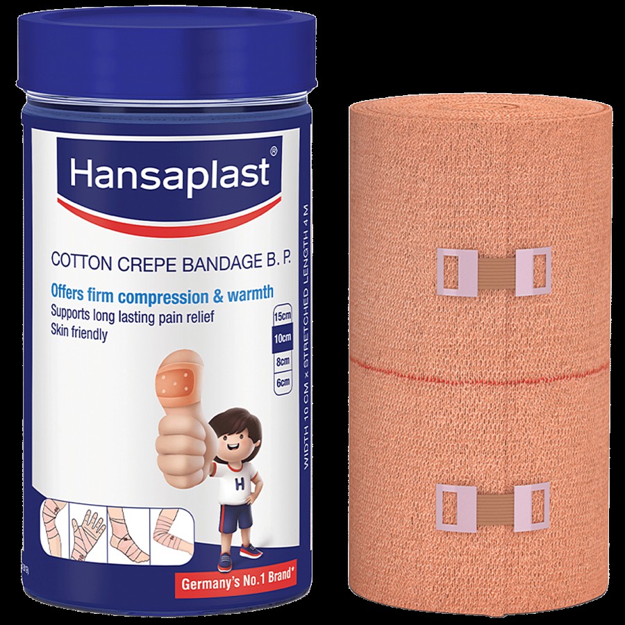 Hansaplast Cotton Crepe Bandage - 10 Cm X 4 M