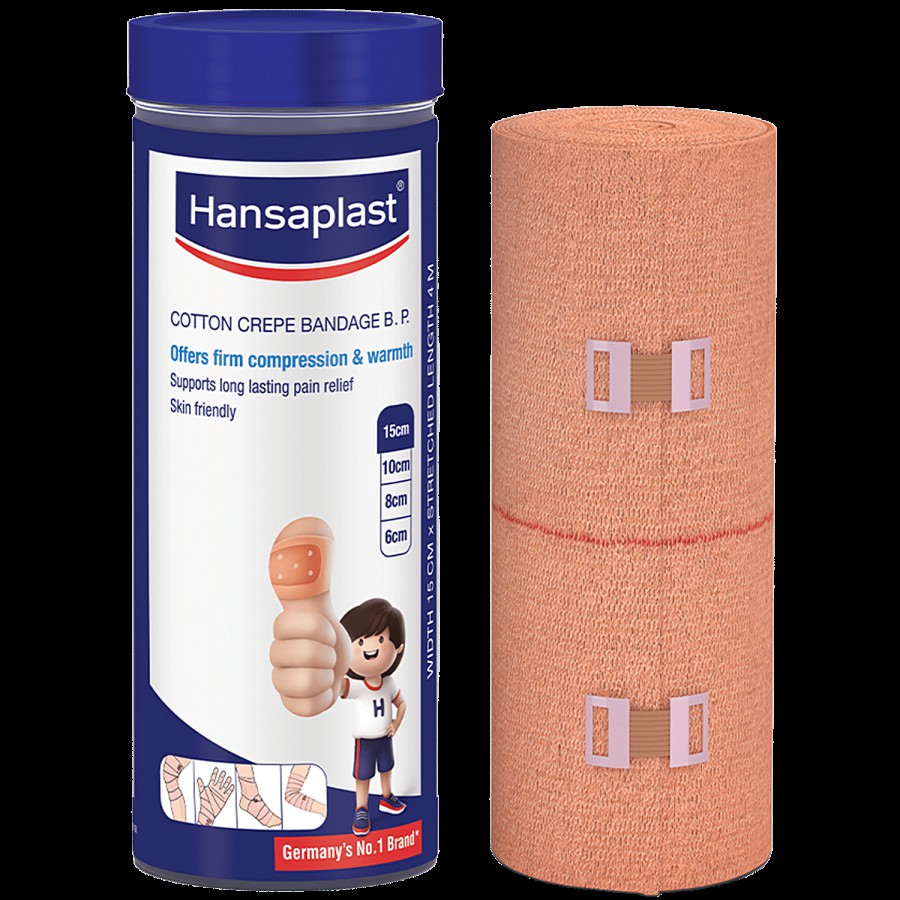 Hansaplast Cotton Crepe Bandage - 15 Cm X 4 M