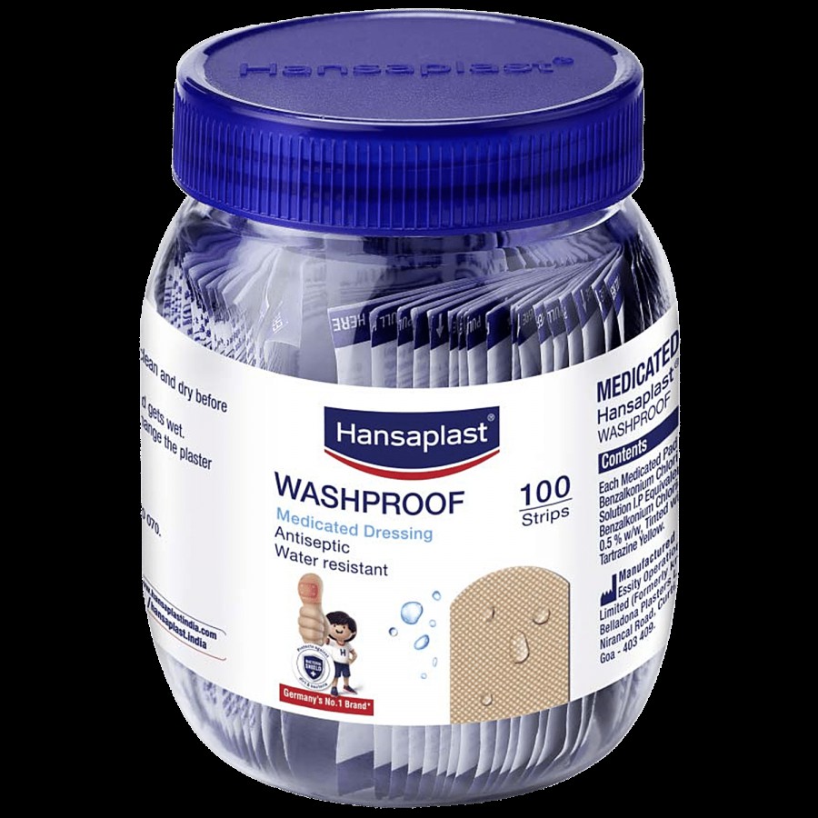 Hansaplast Washproof Strips - Medicated Dressing